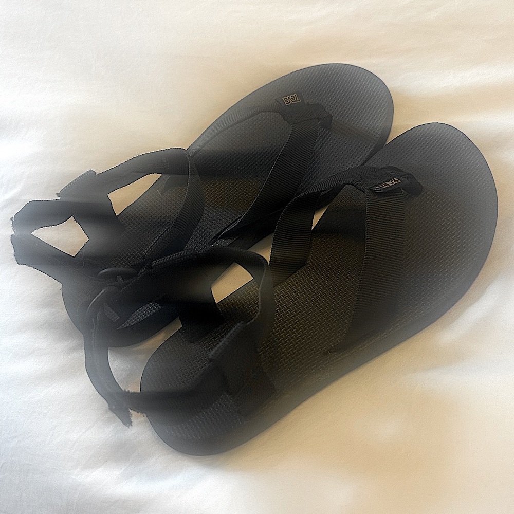 Black Teva Women's Original Sandal size 7